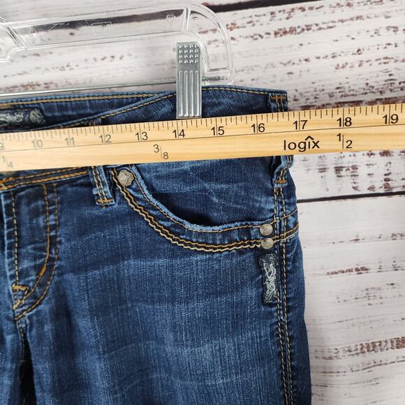 Silver Jeans Camden Rose Bell W32 L31 Women's Flare Stretch Denim Medium Wash - Picture 9 of 9